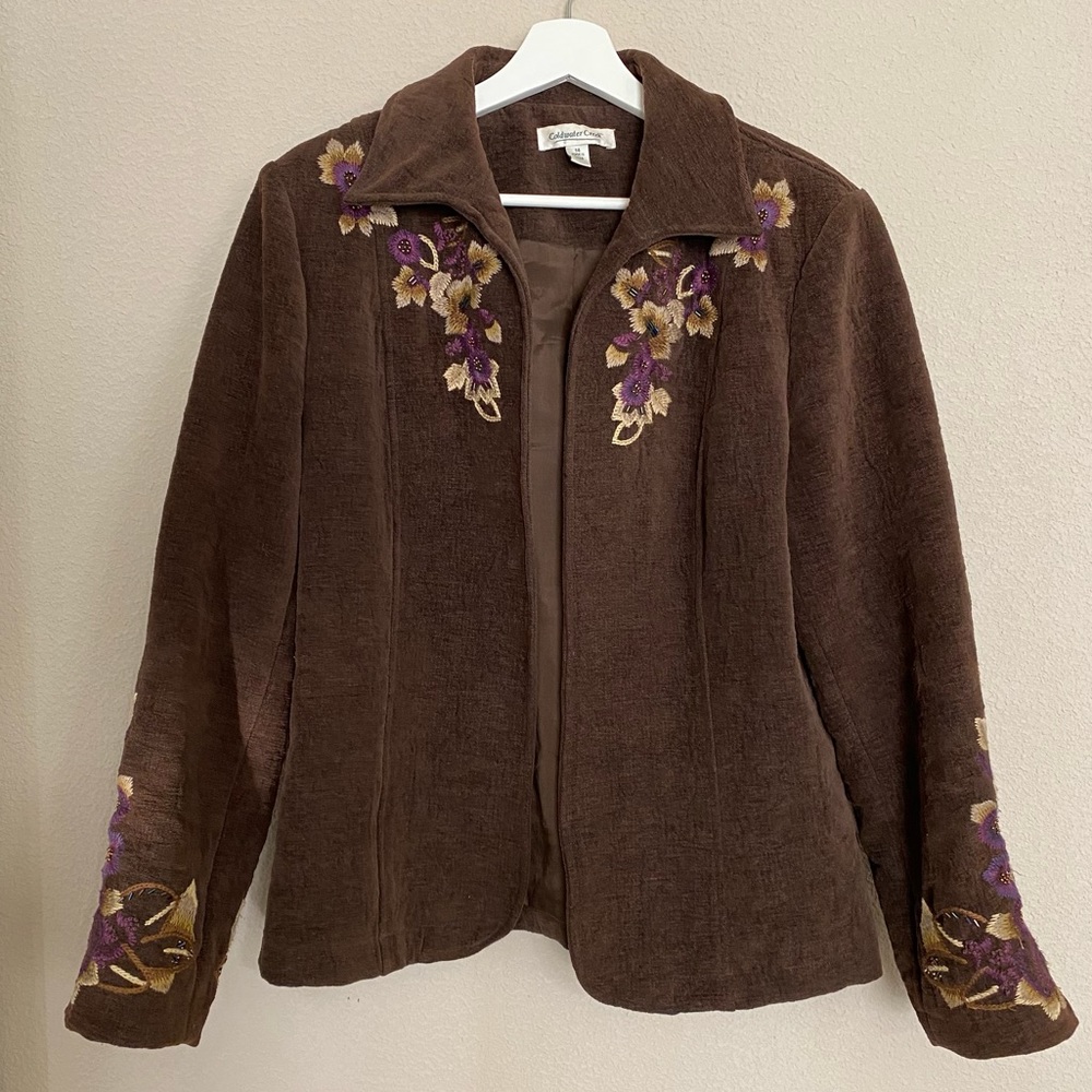 Coldwater Creek Embroidered Jacket